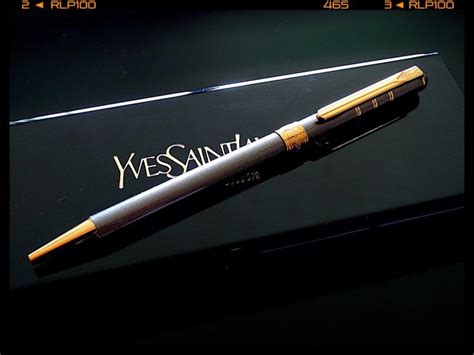 stylo bille yves saint laurent|Stylo Bille YSL Yves Saint Laurent Attributs P.Or Ballpoint Pen .